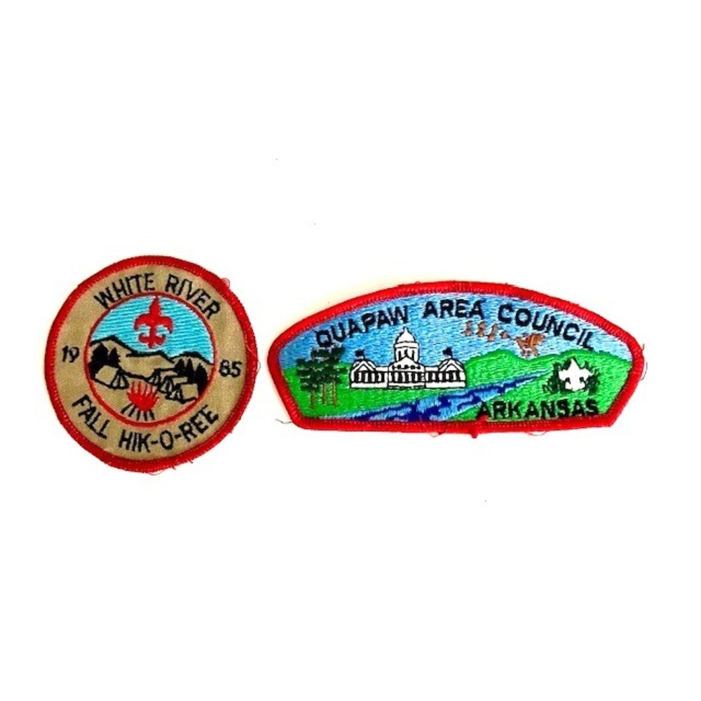 Set of‎ 2 Arkansas Boy Scouts Patches